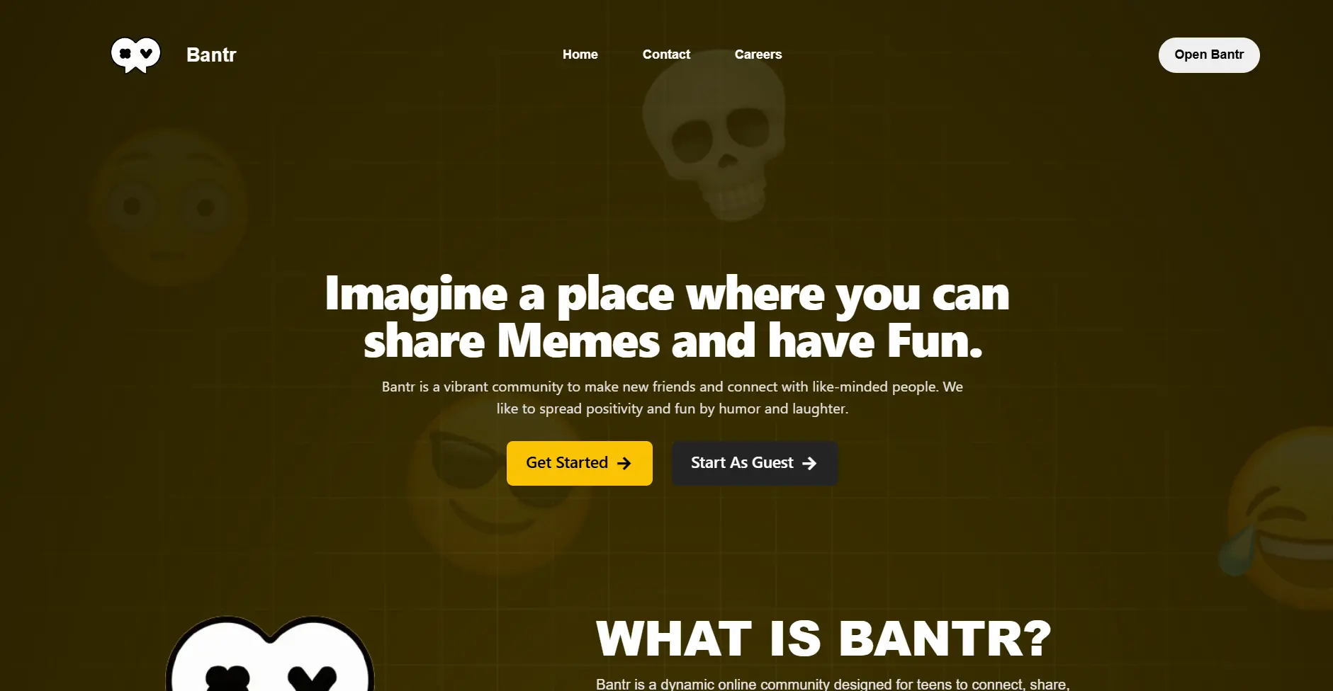 Bantr - Chat Application - Real-Time chatting app similar to Discord. Feature...