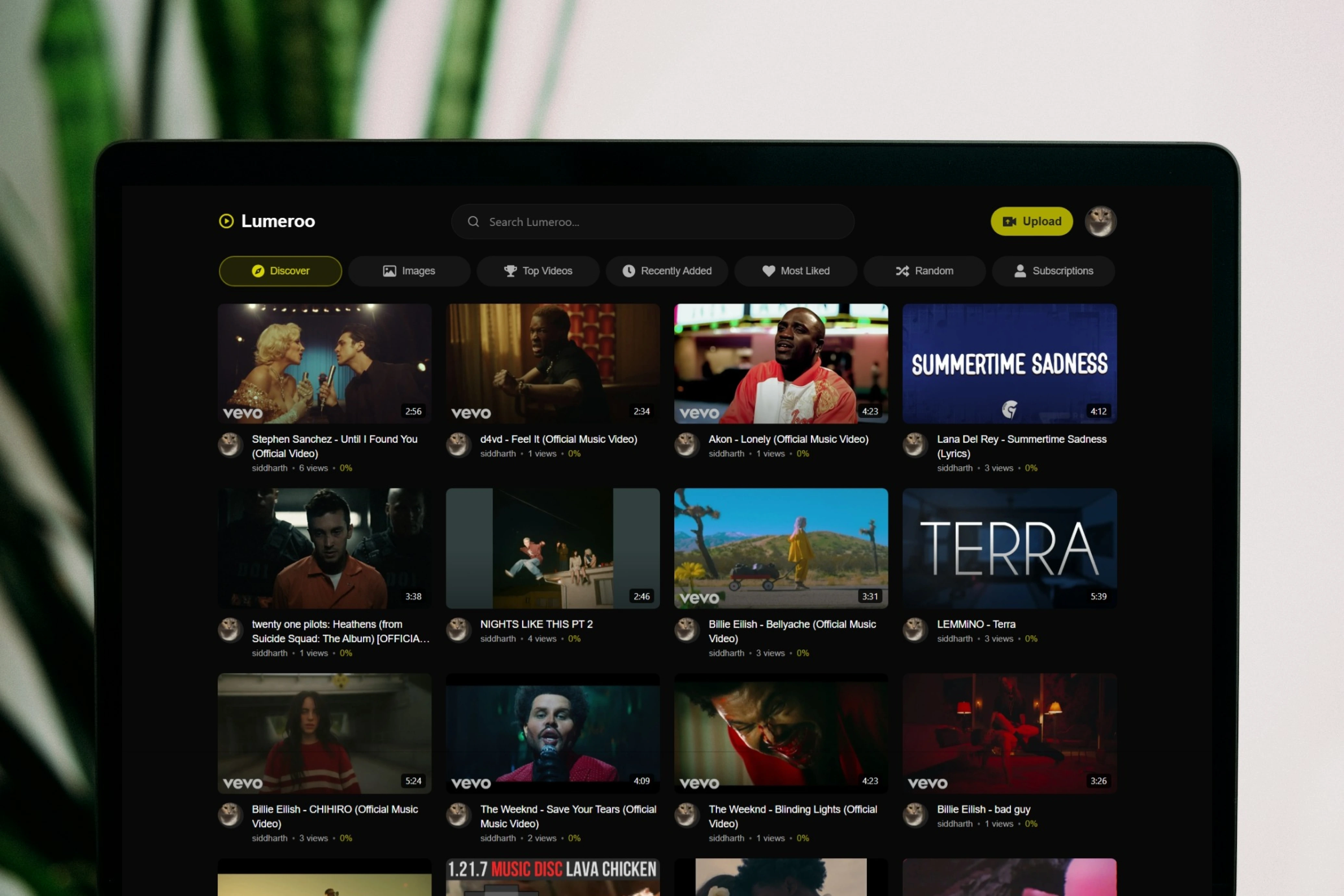 Lumeroo - Streaming Platform - A modern streaming platform with support for video...